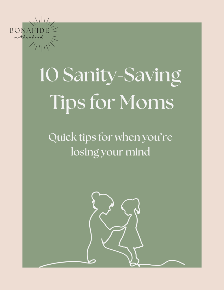 10 Sanity-Saving Tips for moms
